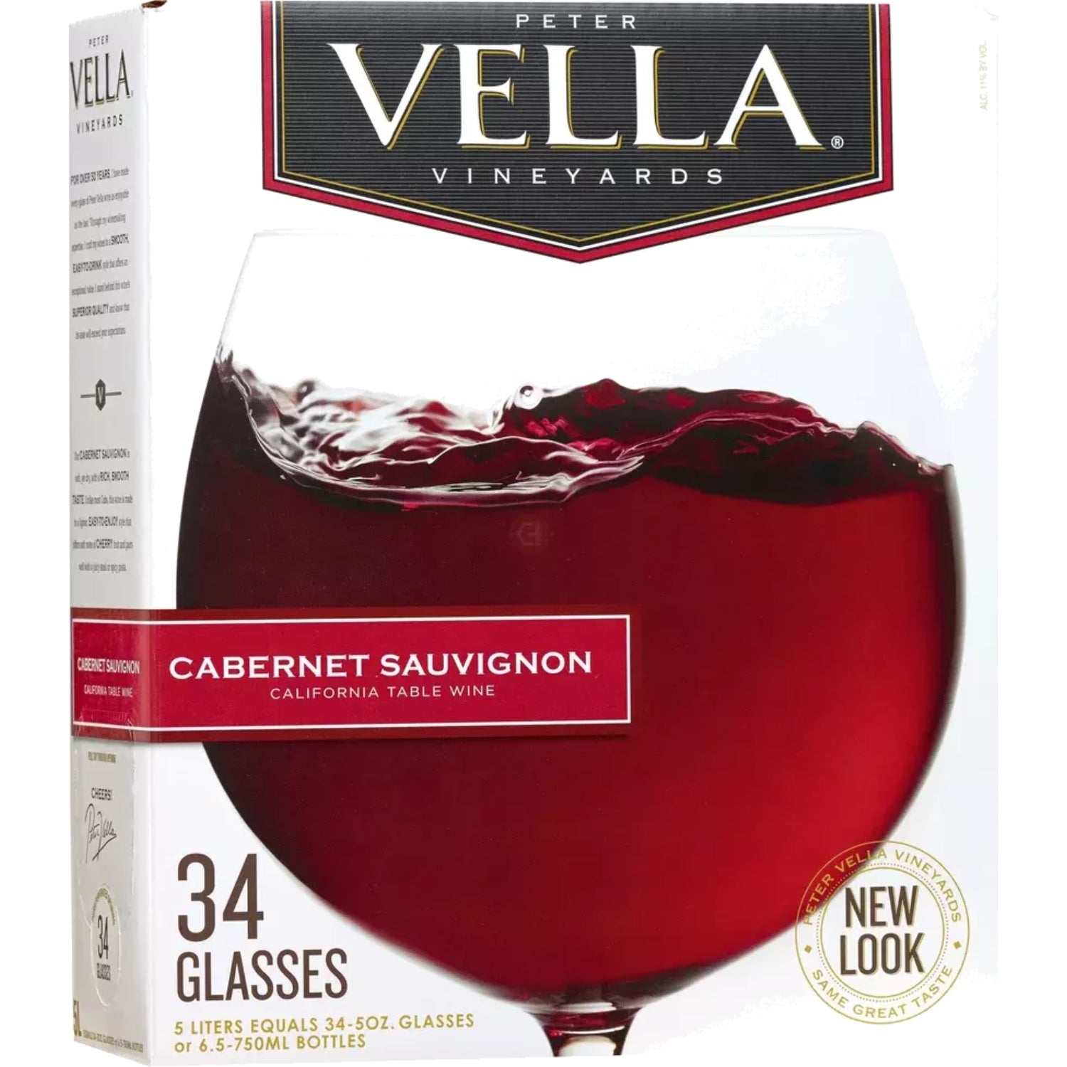 Peter Vella Cabernet Sauvignon Red Wine Box Wine