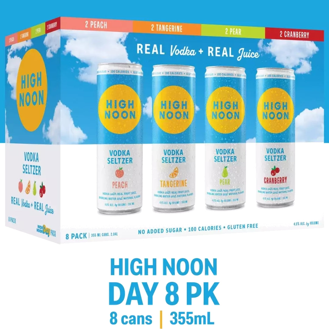 High Noon Day Pack Vodka Hard Seltzer