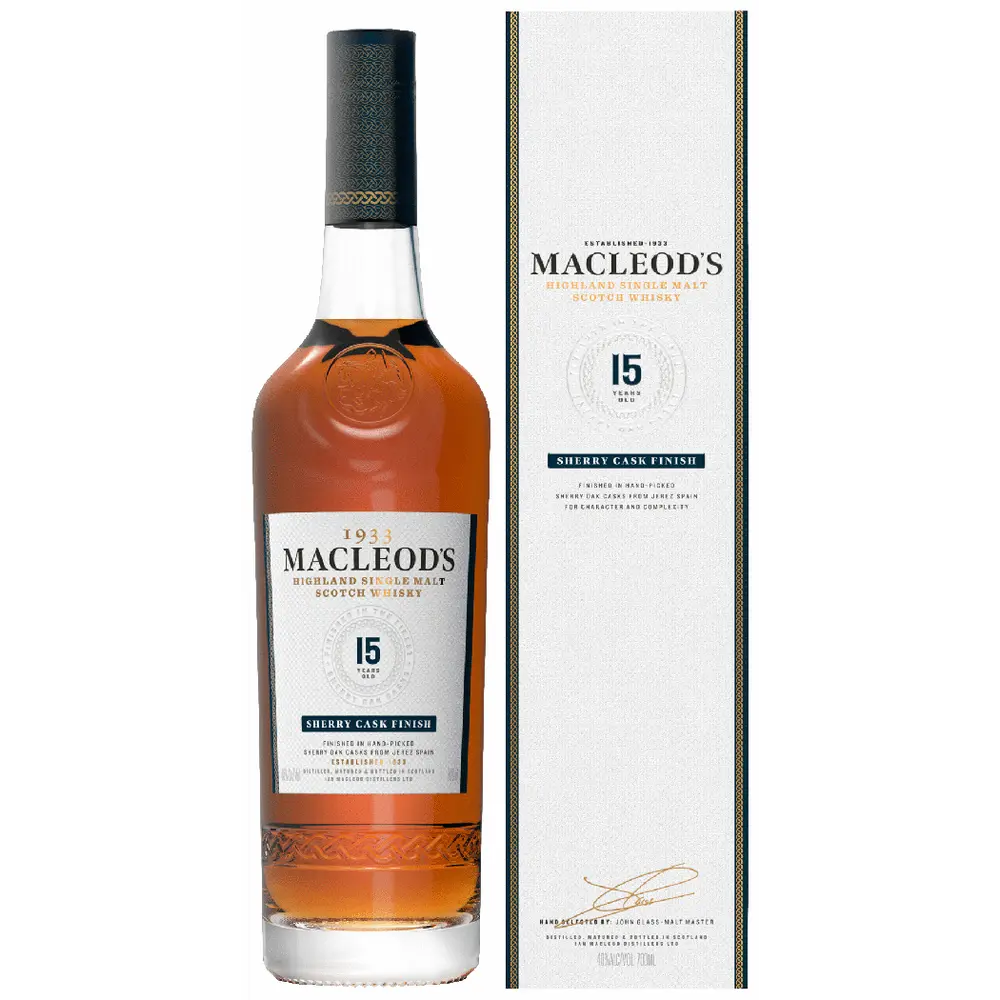 1933 Macleod's 15 Year Sherry Cask Single Malt Scotch