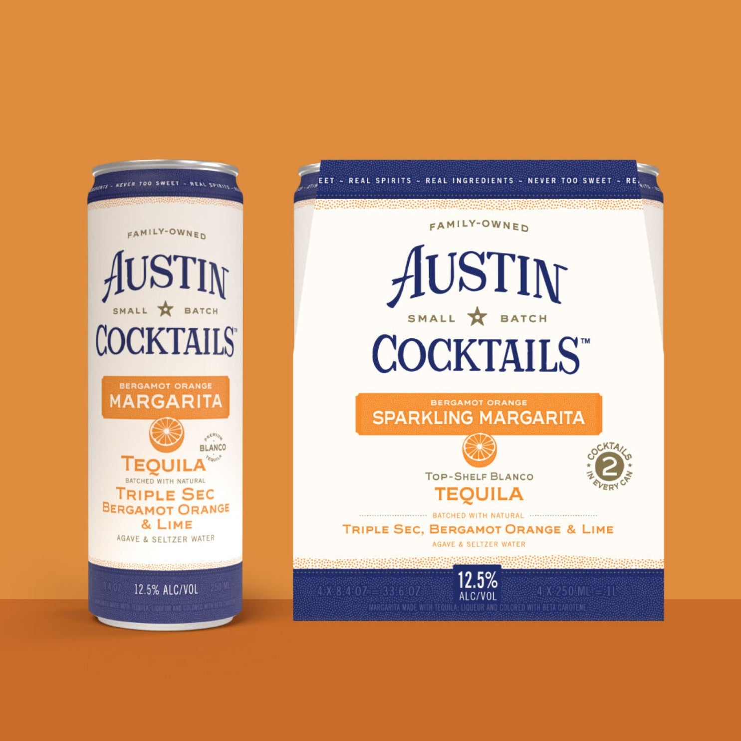Austin Cocktails Triple Sec Bergamot Orange & Lime Sparkling Margarita