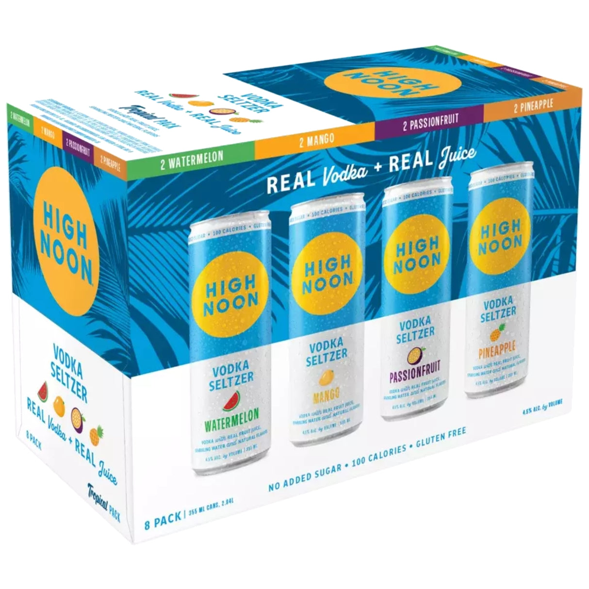 High Noon Tropical Pack Vodka Hard Seltzer Variety Pack 8