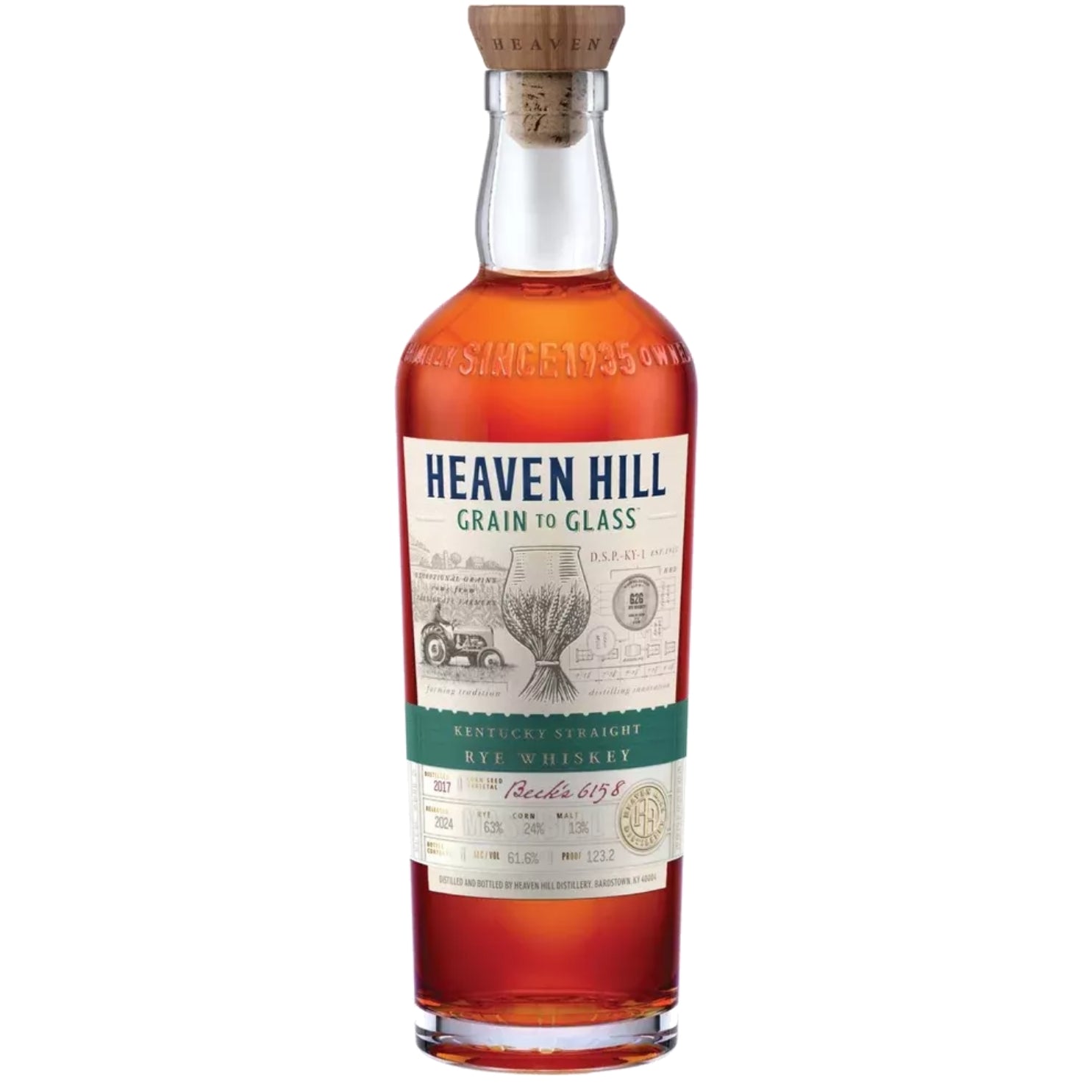 Heaven Hill Grain-to-Glass Rye Whiskey