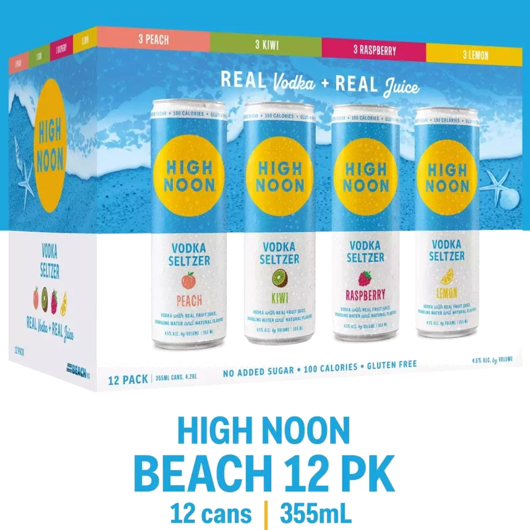 High Noon Beach Pack Vodka Hard Seltzer