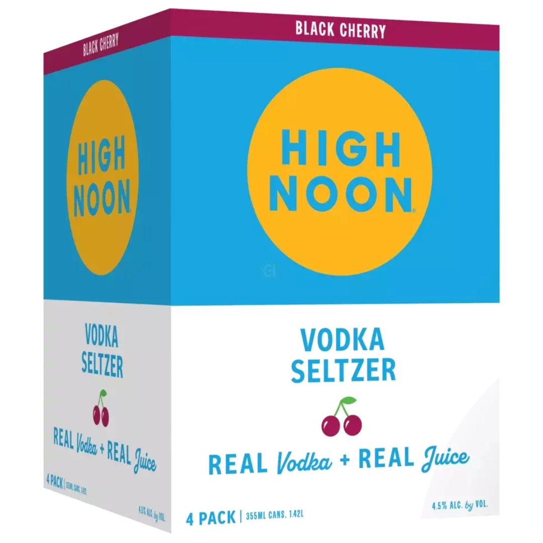 High Noon Black Cherry Vodka Hard Seltzer