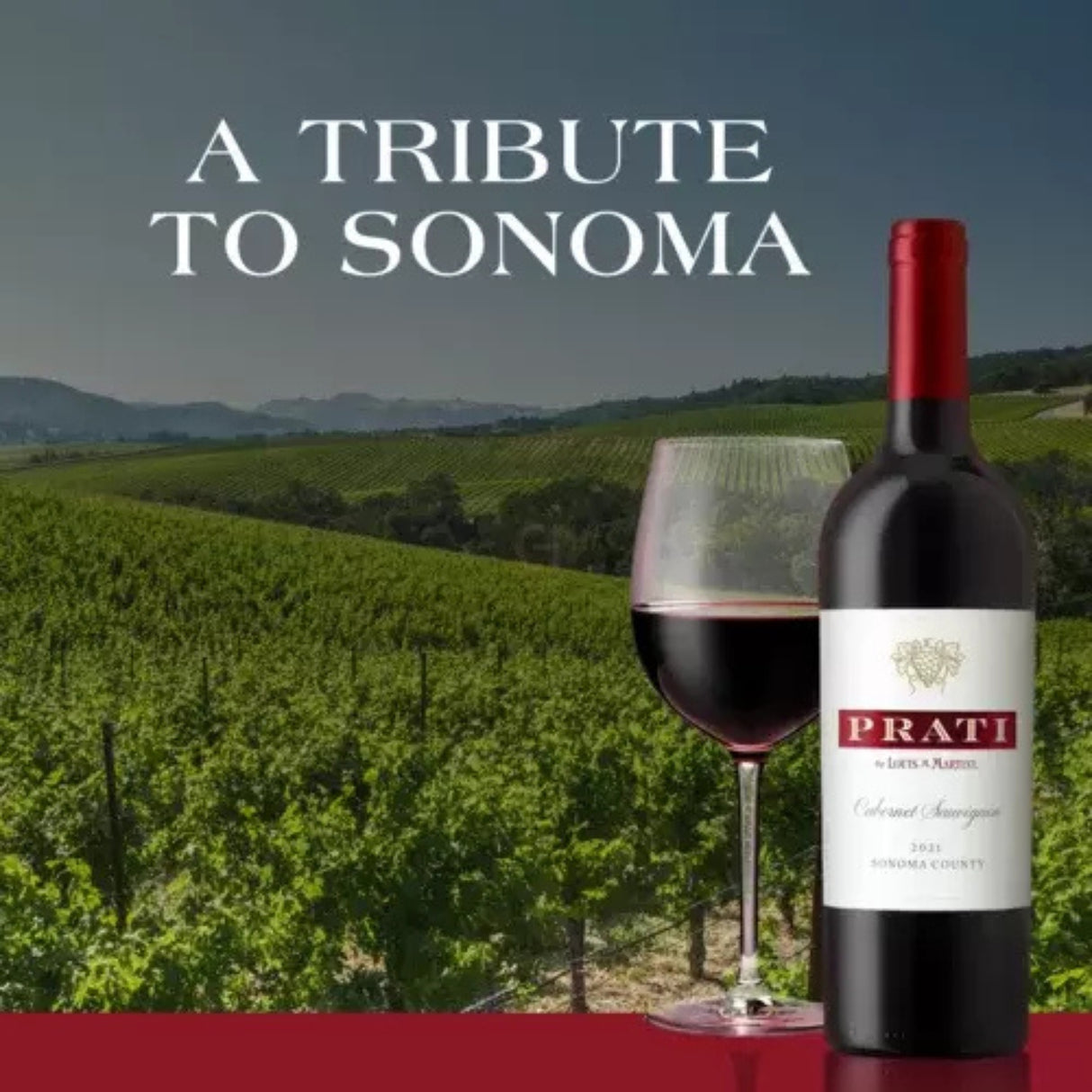 Prati by Louis M. Martini Sonoma County Cabernet Sauvignon Red Wine