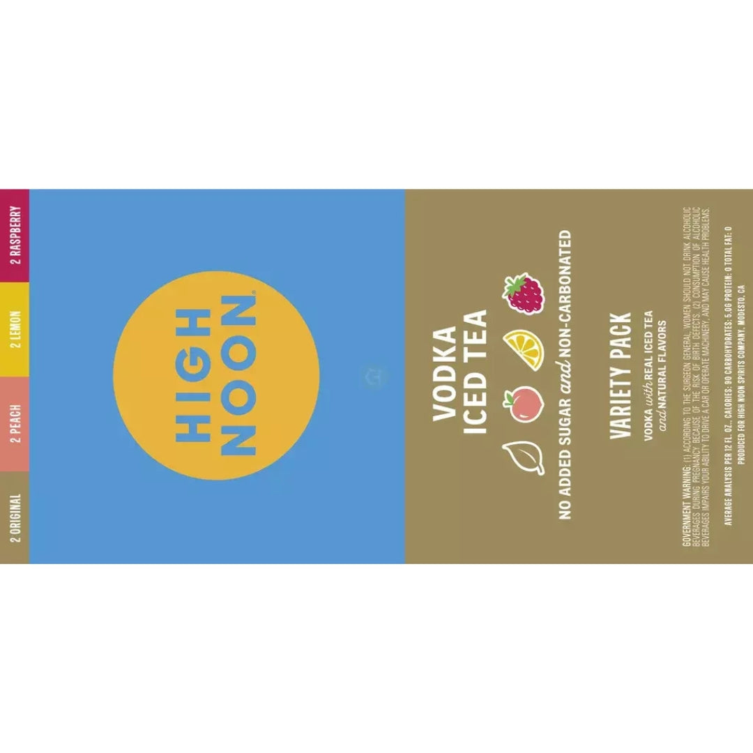 High Noon Vodka Hard Tea Variety Pack