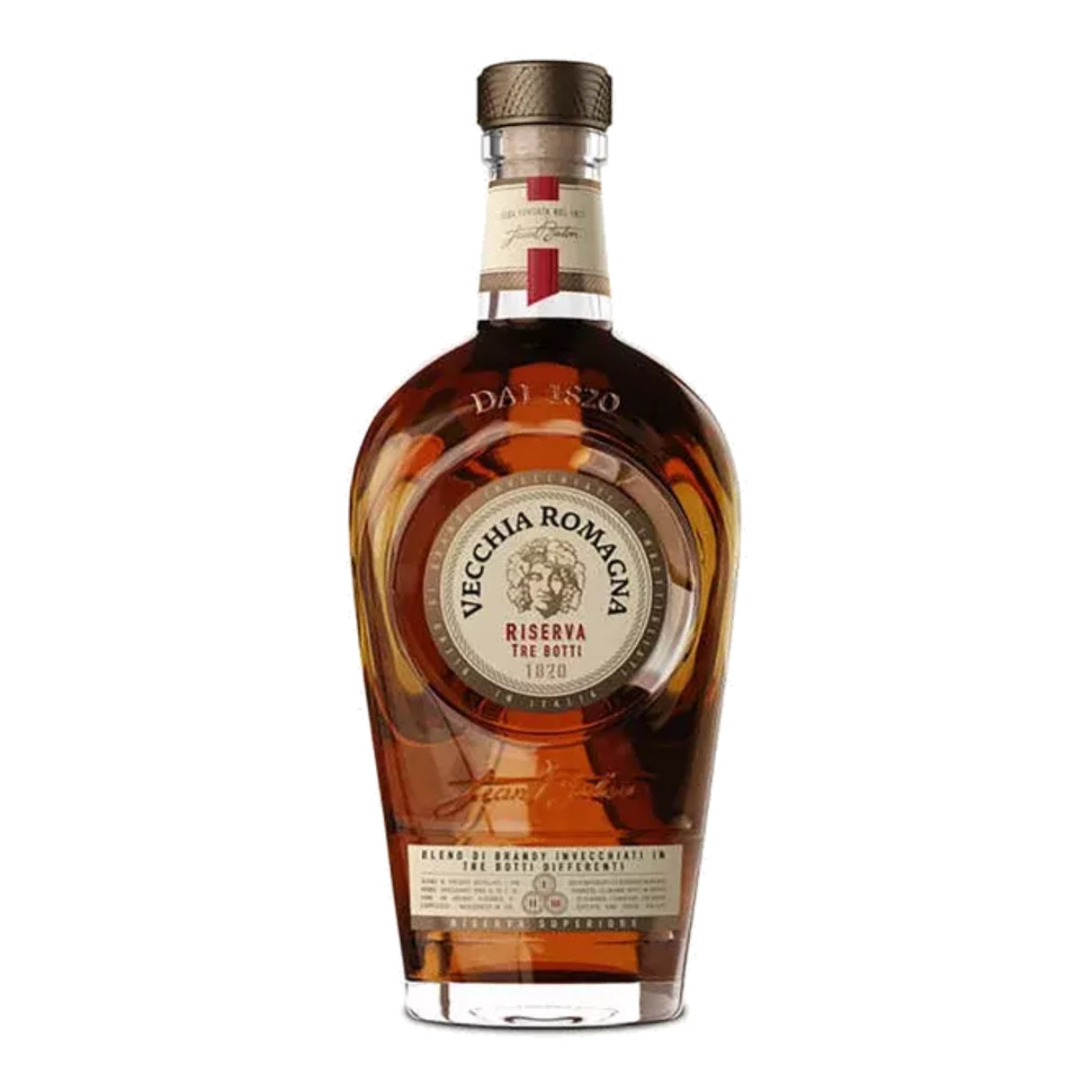 Vecchia Romagna Brandy Riserva Superiore Tre Botti