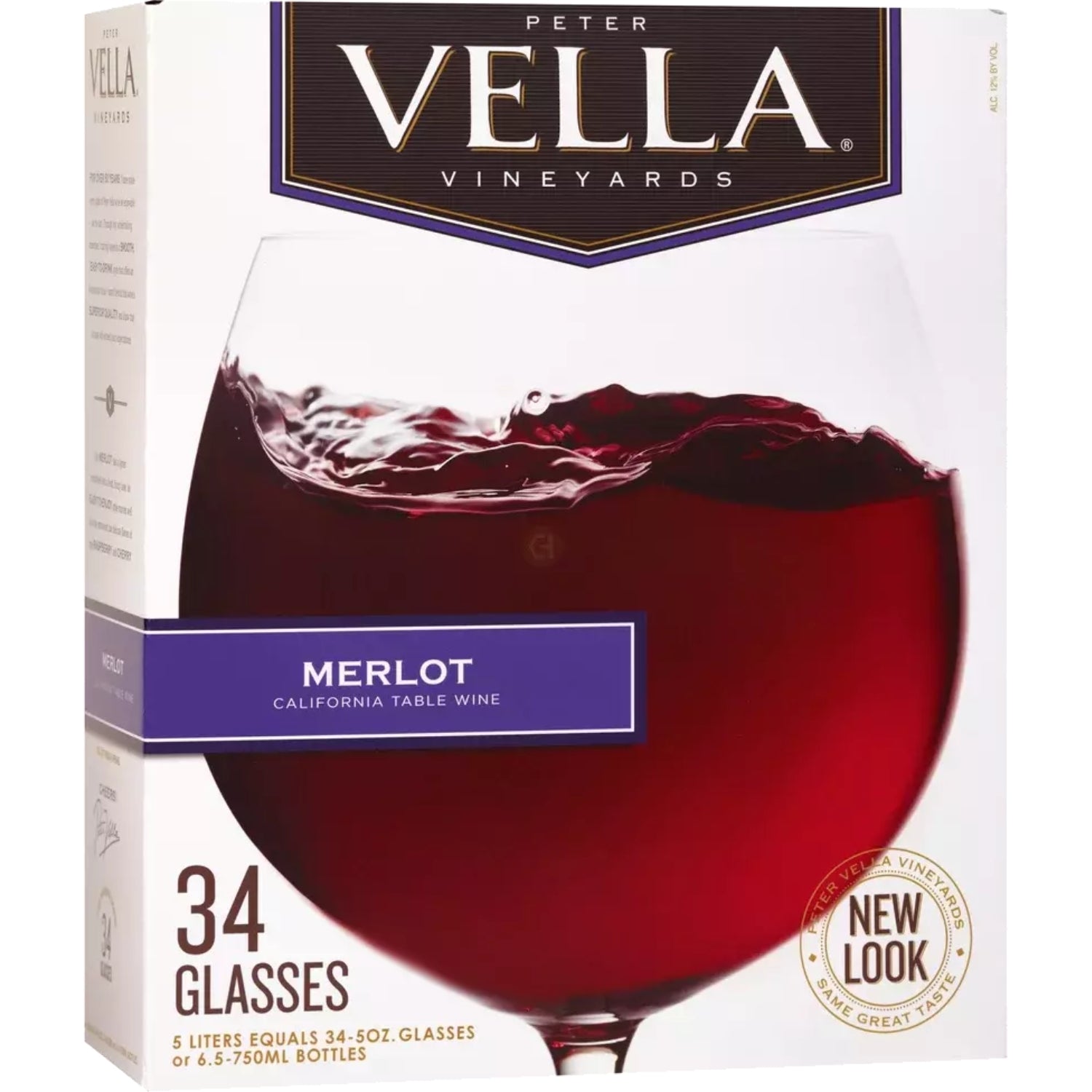 Peter Vella Merlot Red Wine Box Wine