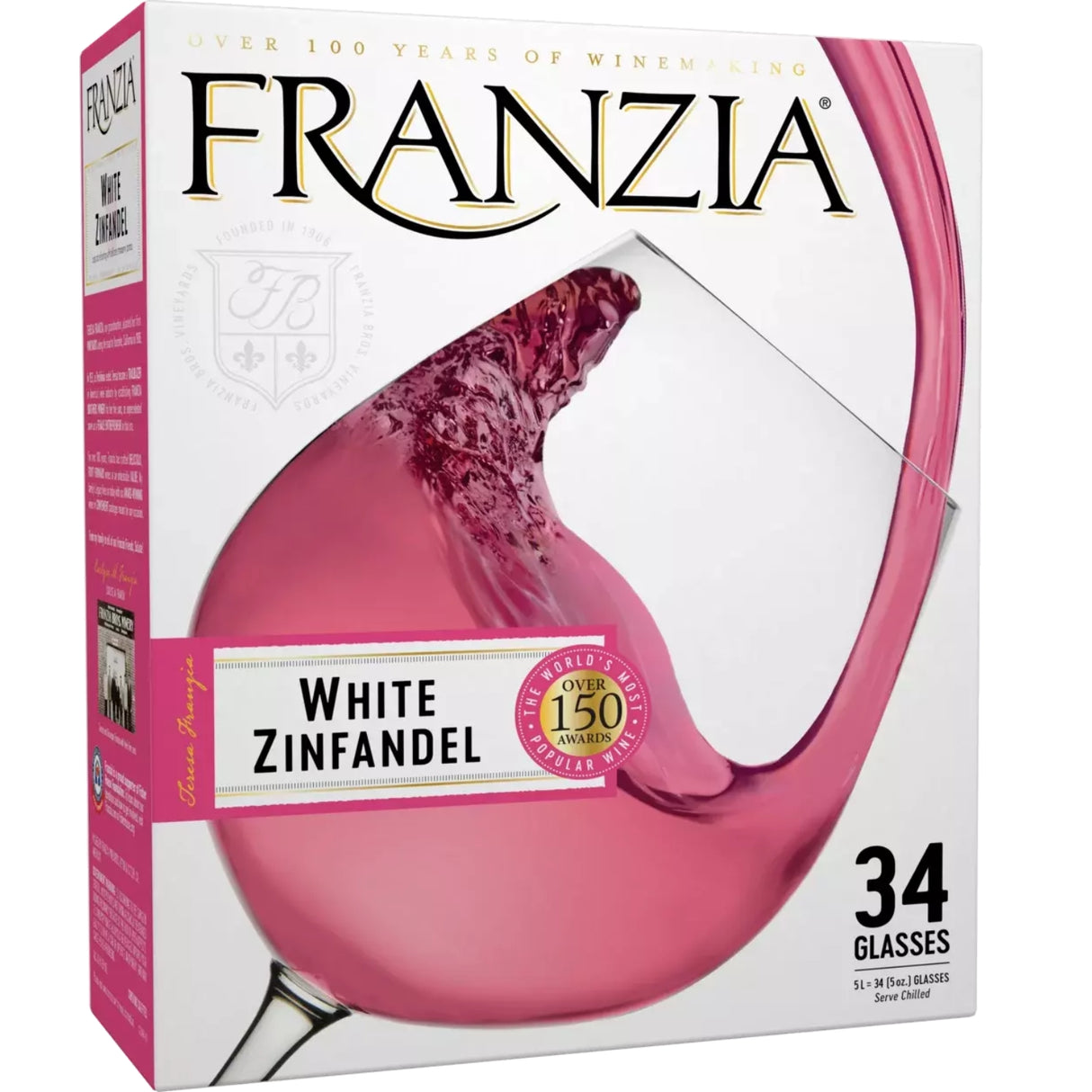 Franzia White Zinfandel Box