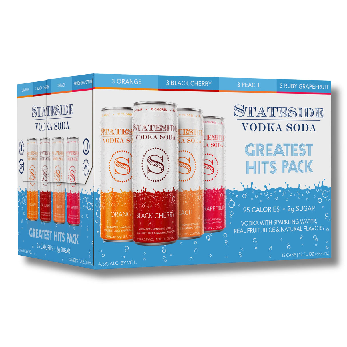 Stateside Vodka Soda Variety Pack