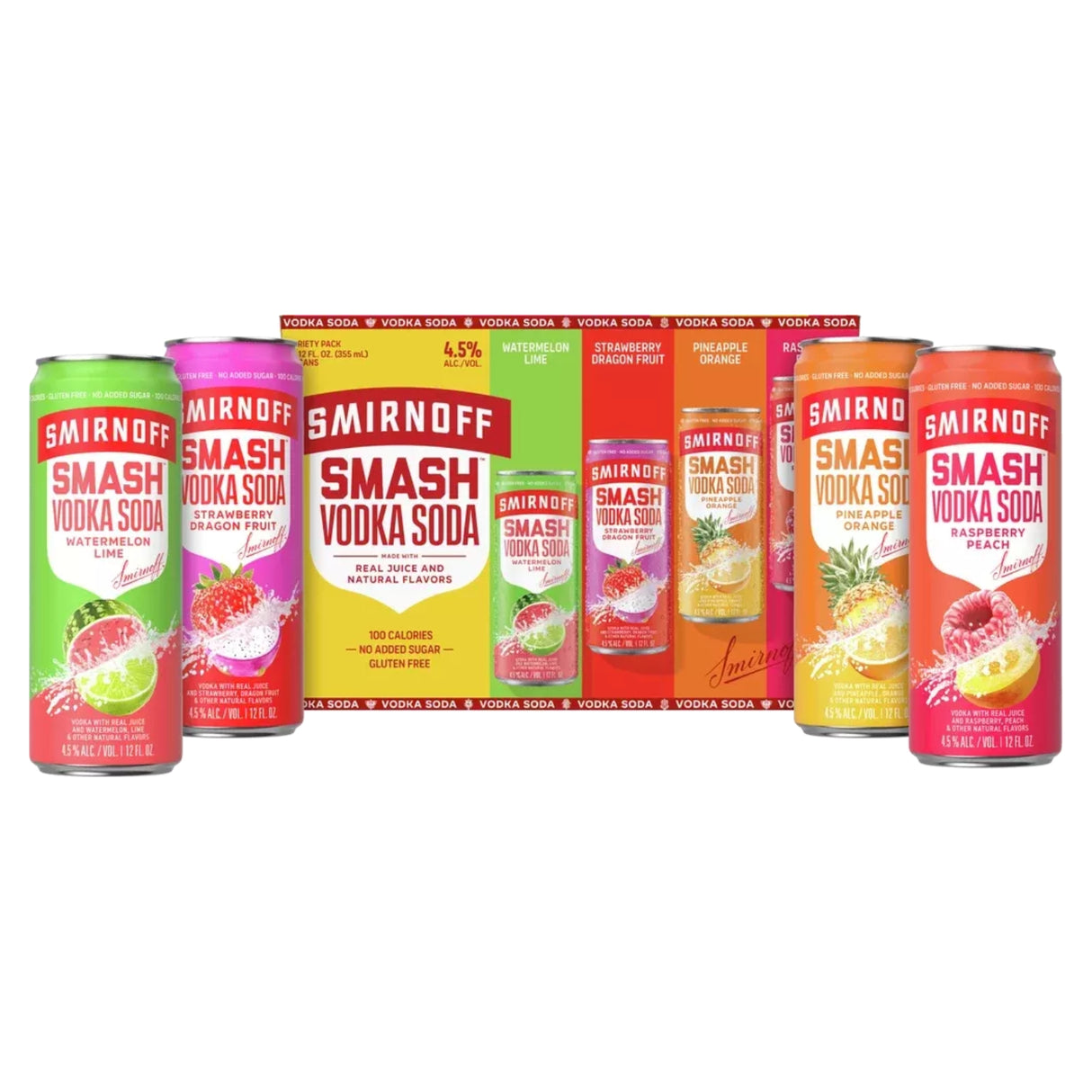 Smirnoff Smash Vodka Soda Variety