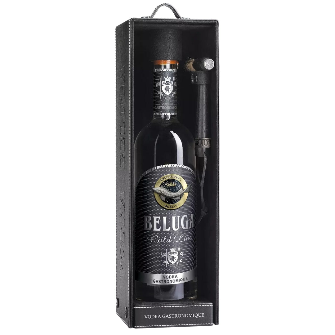 Beluga Gold Line vodka 750 ML in leather Gift Pack