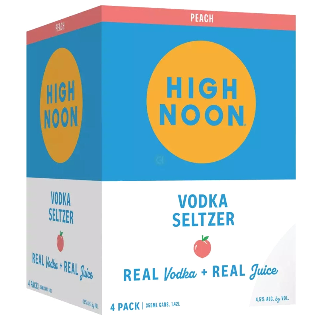 High Noon Peach Vodka Hard Seltzer