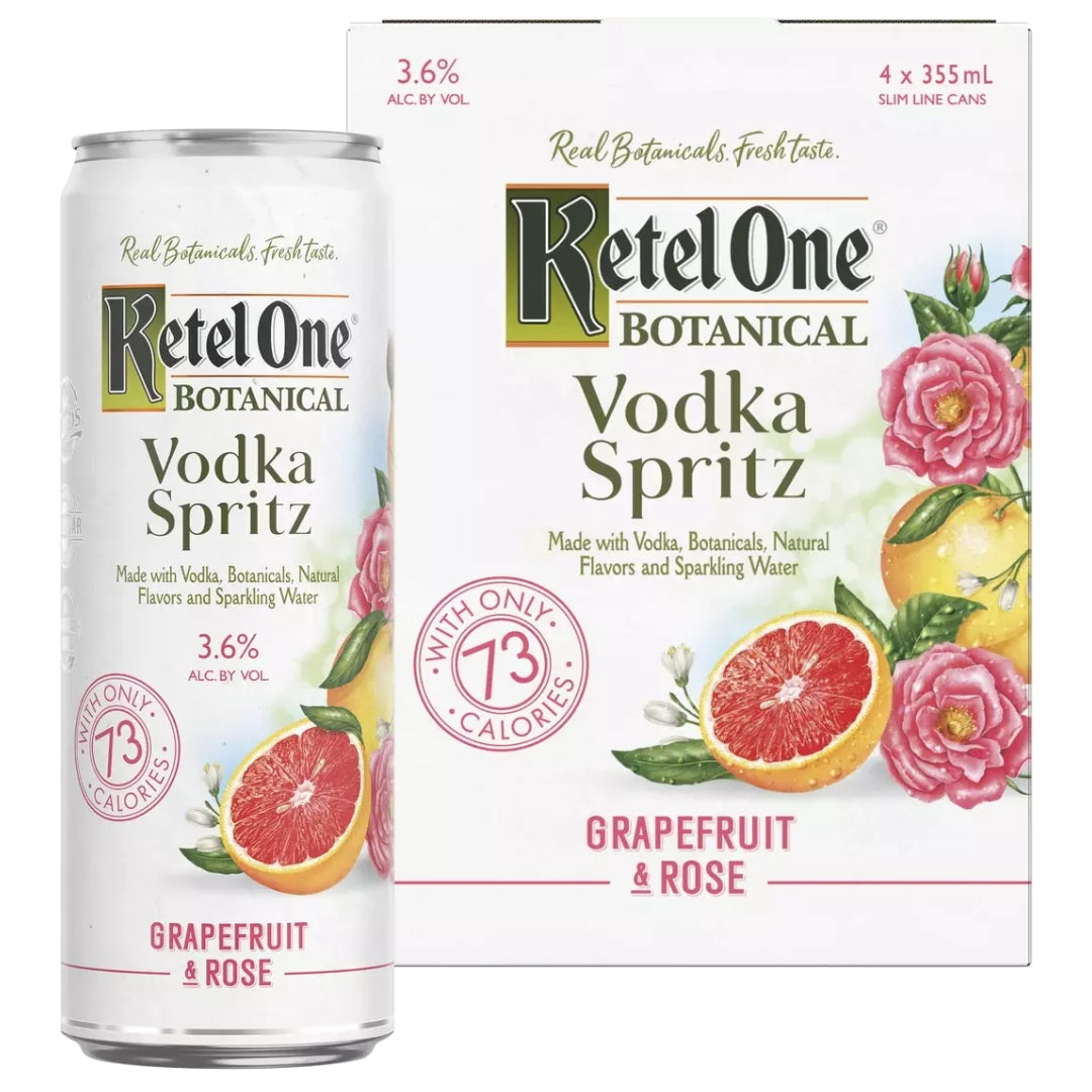 Ketel One Botanical Vodka Spritz Grapefruit & Rose
