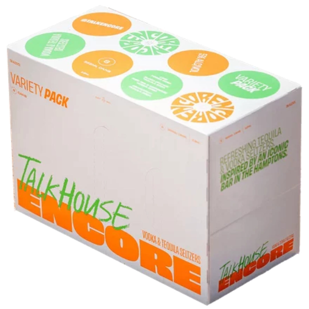 Talkhouse Vodka & Tequila Tequila Seltzer Variety Pack