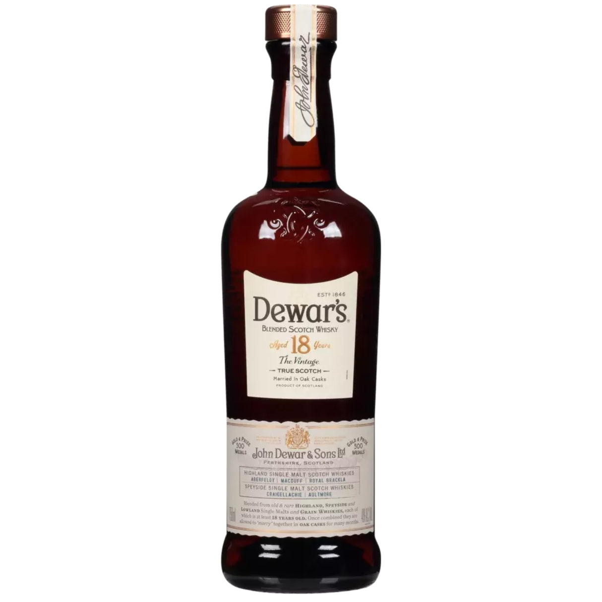 Dewar's 18 Year Old Scotch Whisky