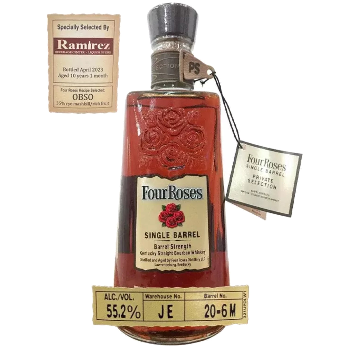 Four Roses Ramirez Single Barrel Private Selection Barrel Strength Bourbon OBSO
