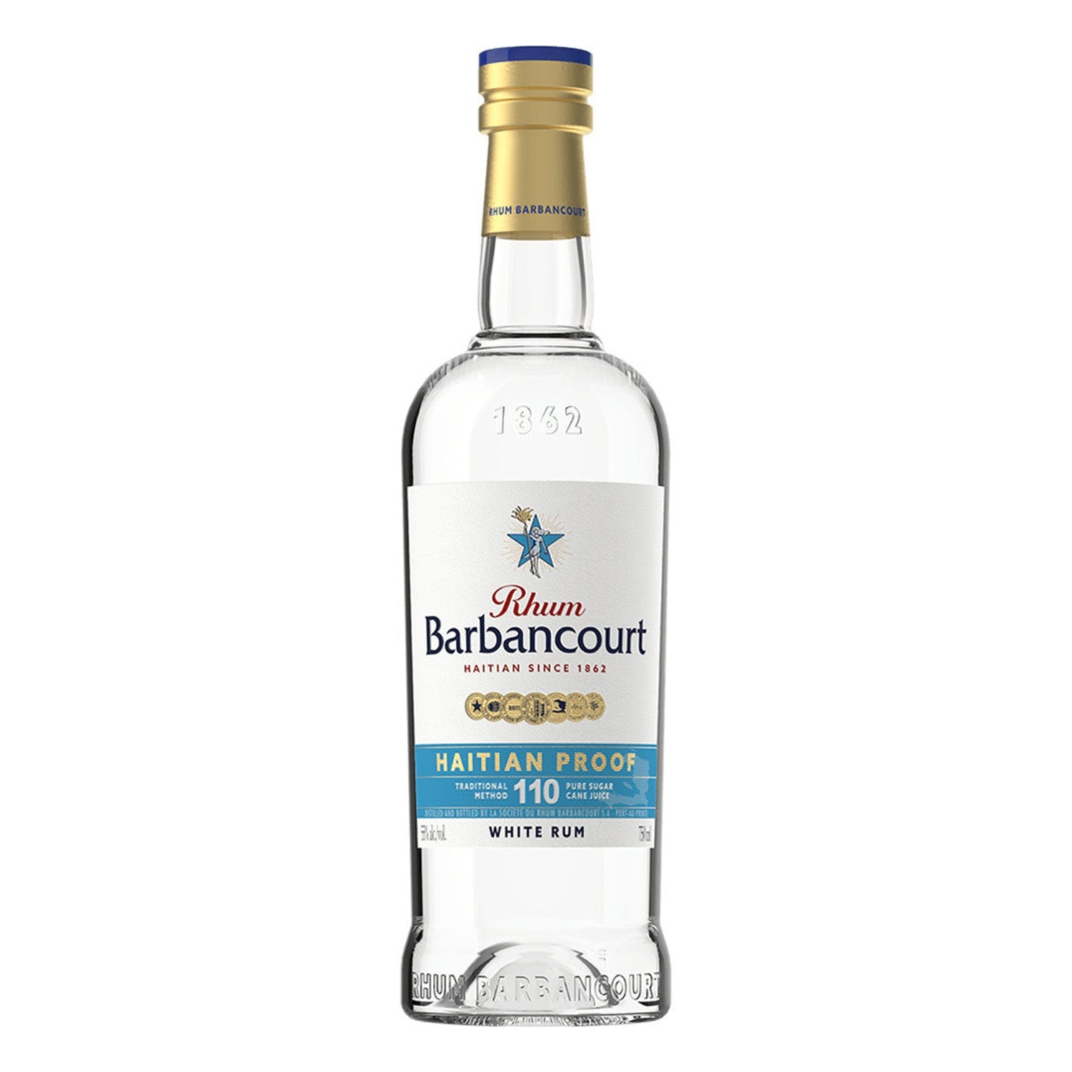 Rhum Barbancourt White Rum 110 Proof