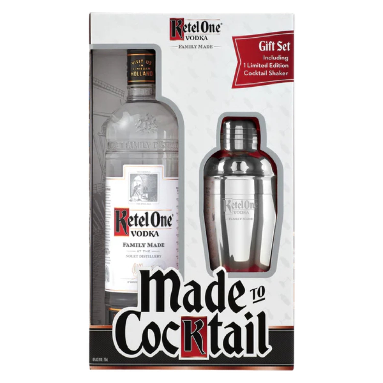 Ketel One Vodka With Cocktail Shaker Gift Set