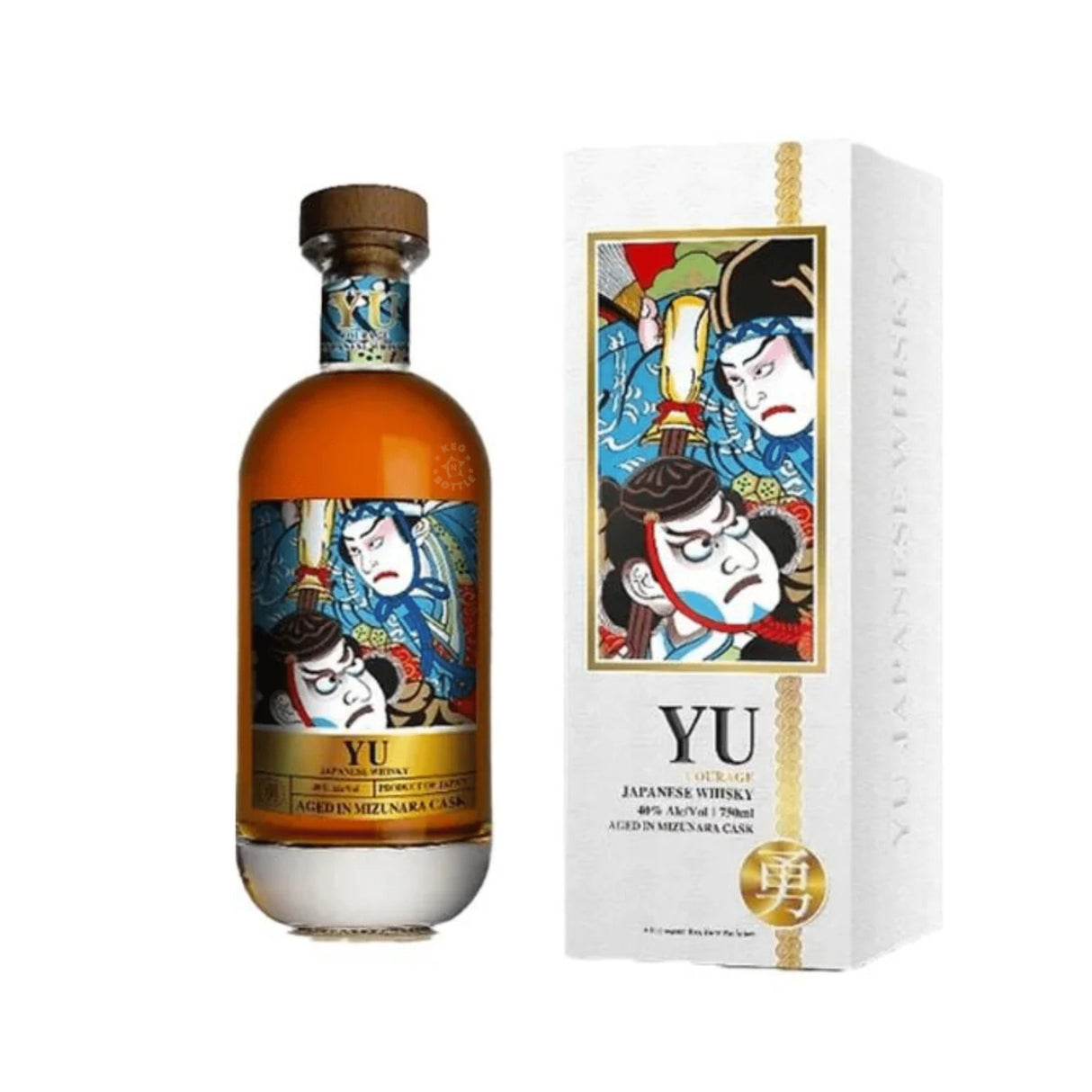 Yu Courage Single Malt Japanese Whiskey Aged In Mizunara Cask