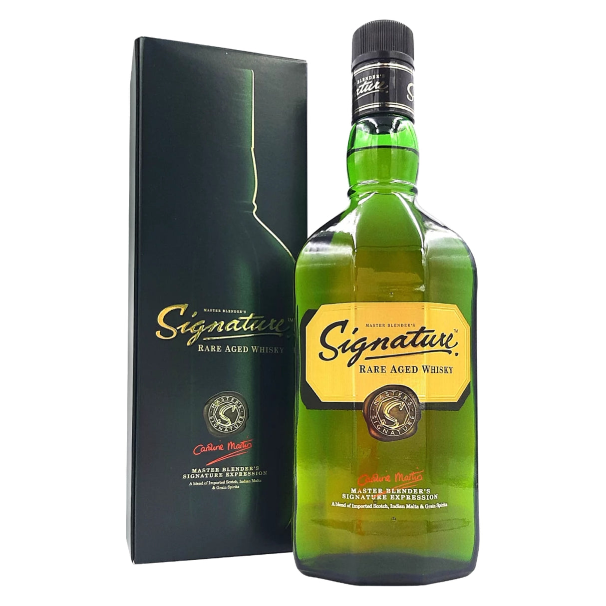 Signature Rare Whisky Indian Sm Blended W Imported Scotch 750ml