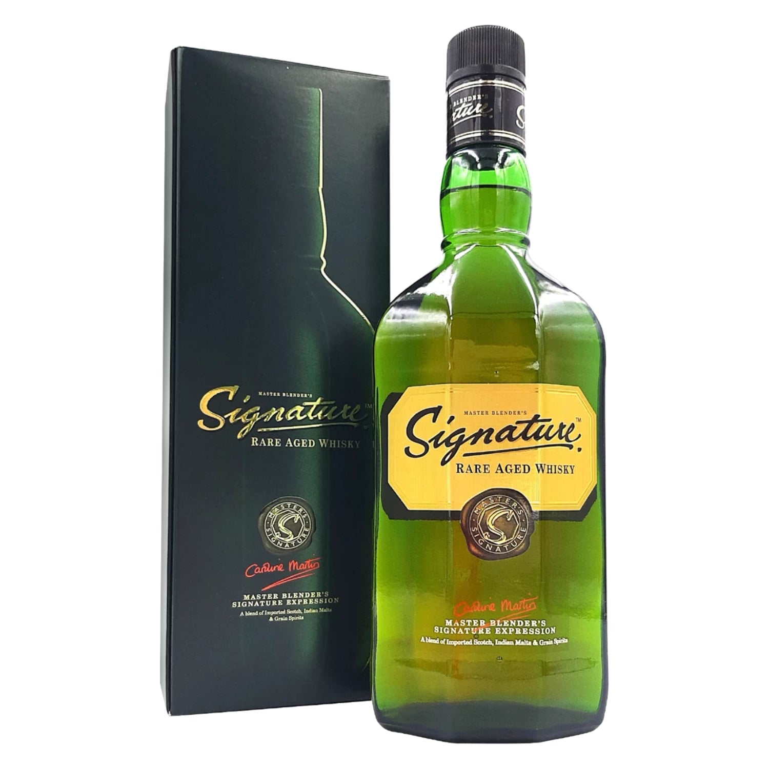 Signature Rare Whisky Indian Sm Blended W Imported Scotch 750ml