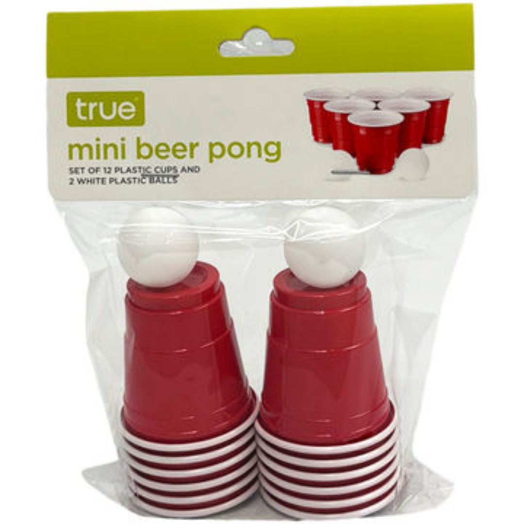 True Mini Beer Pong Set