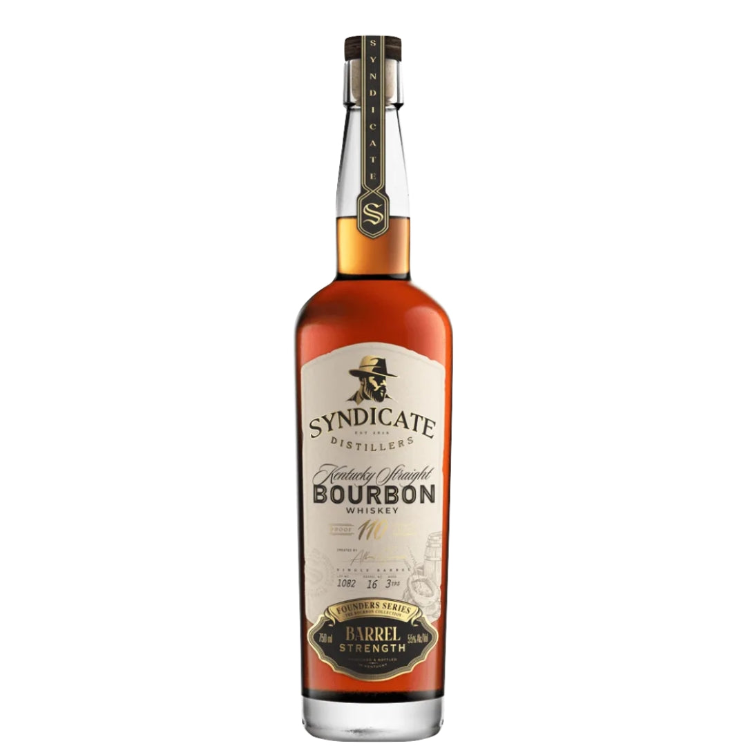 Syndicate Distillers Bourbon Whiskey Barrel Strength