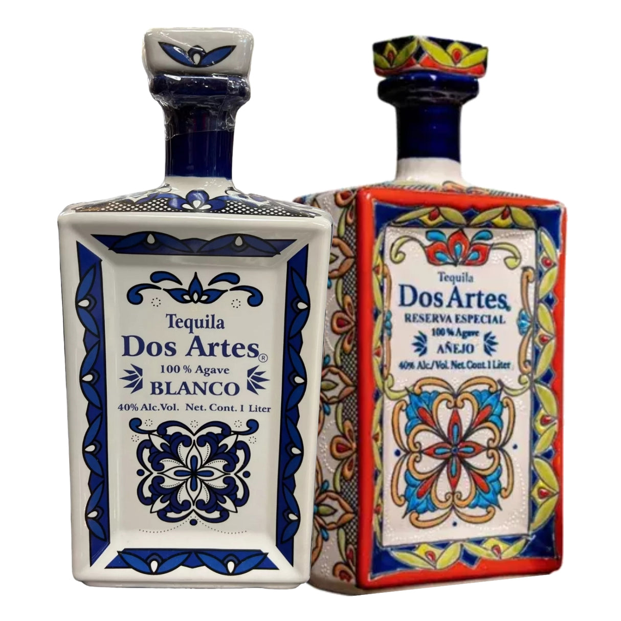 Pack of 2 Dos Artes Blanco & Anejo Tequila