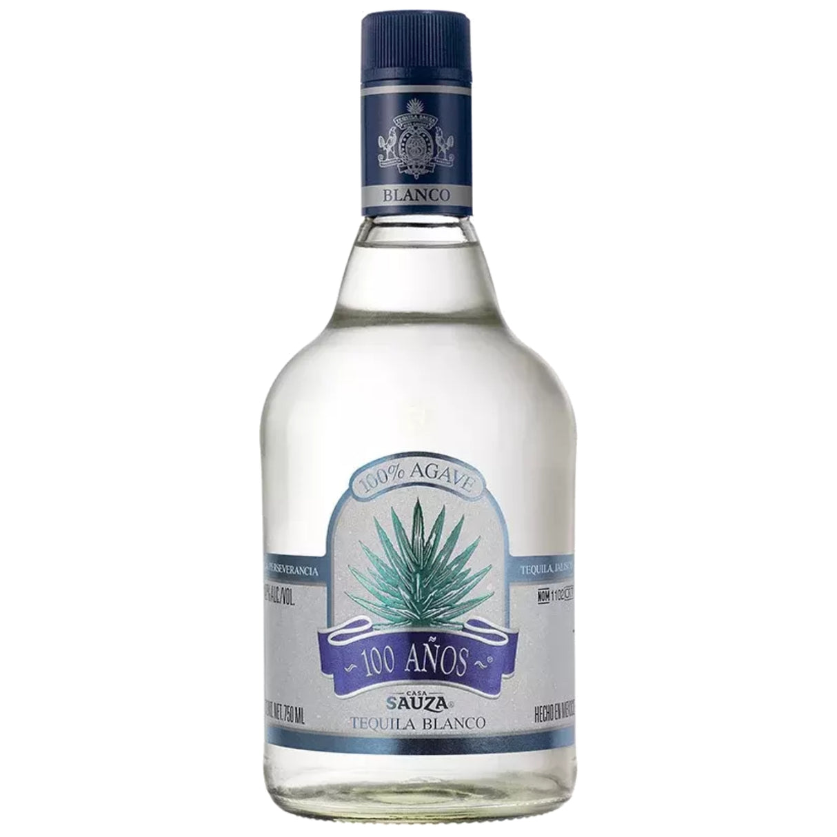 100 Anos Tequila Blanco Made With Blue Agave