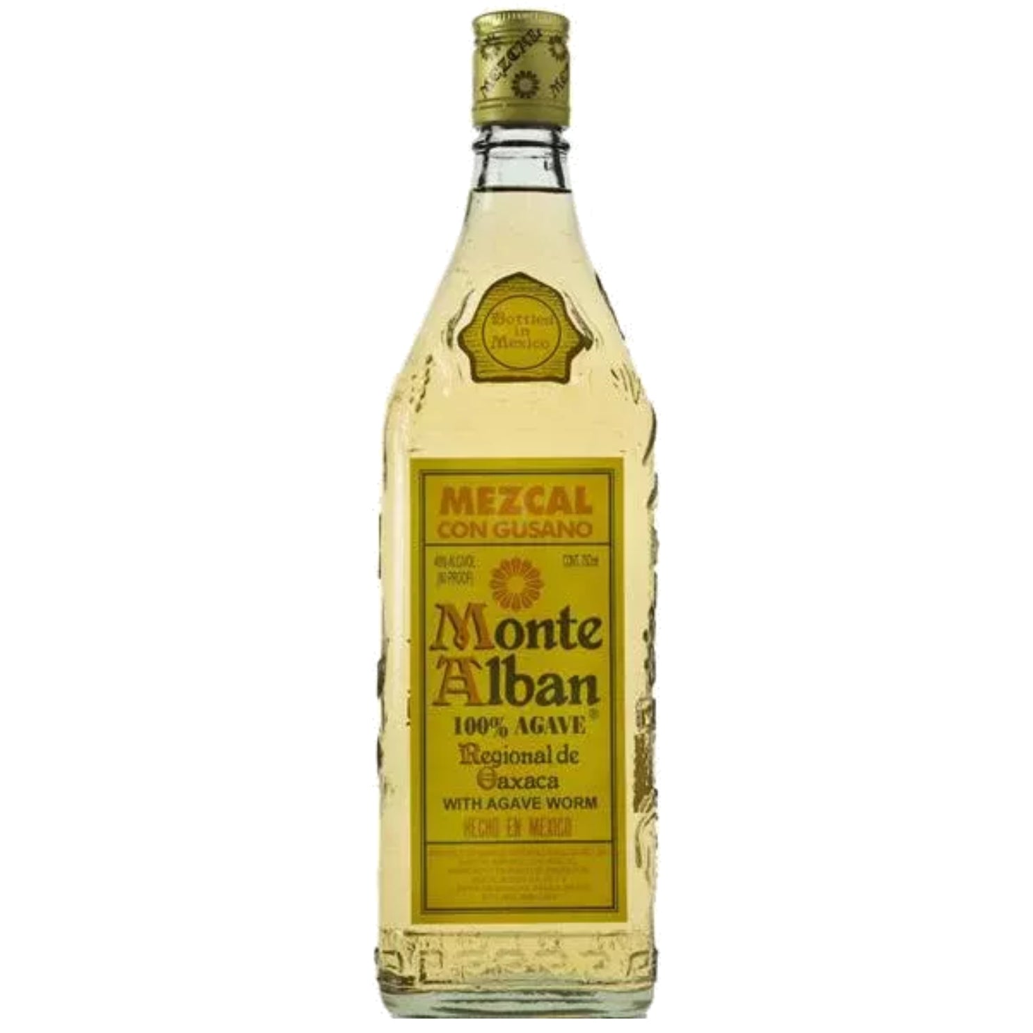 Monte Alban Mezcal Con Gusano