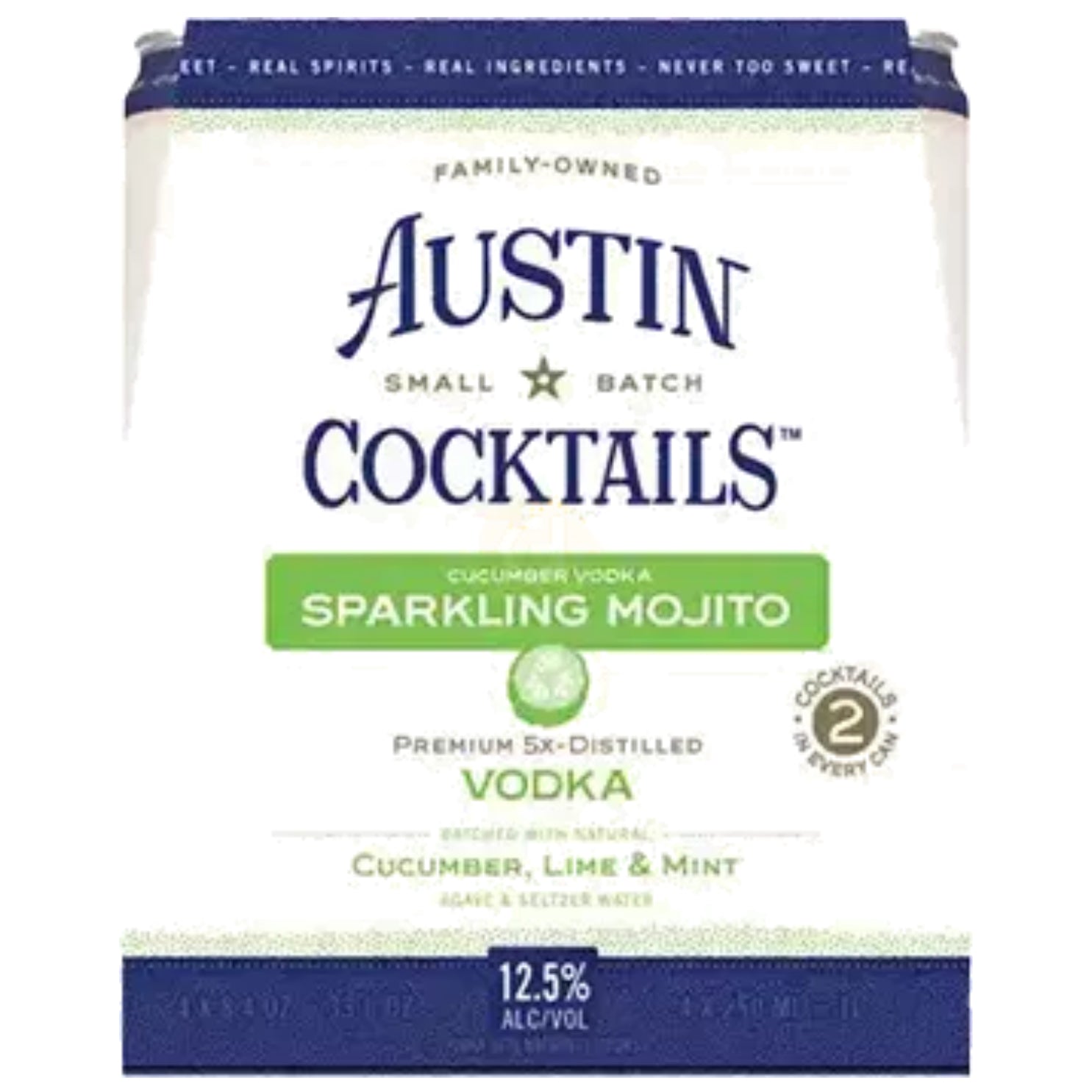 Austin Cocktails Cucumber Mojito RTD Cocktail Cans