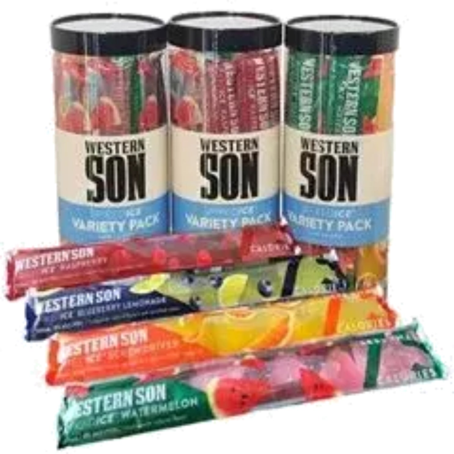 Western Son Spiked Ice Popsicles 12pk Tube