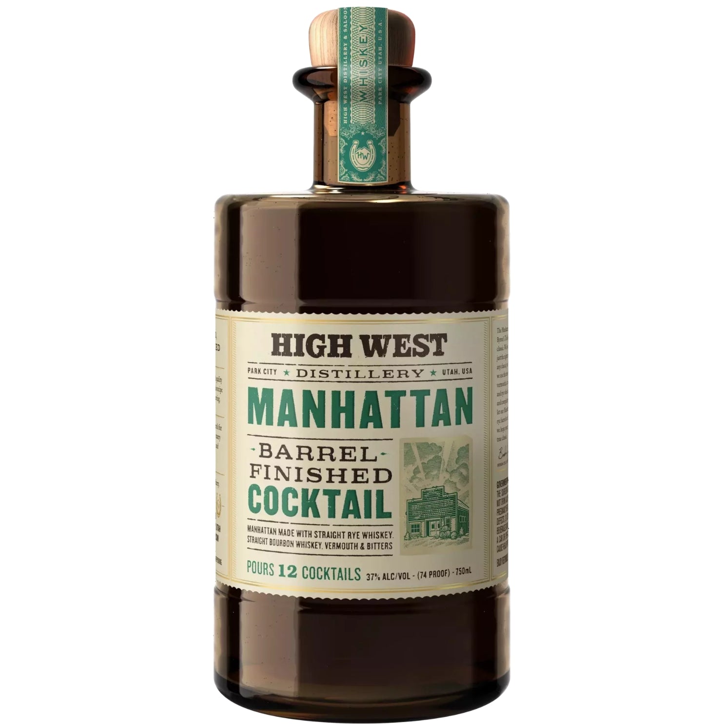 High West Manhattan Barrel Finished Cocktail RTD