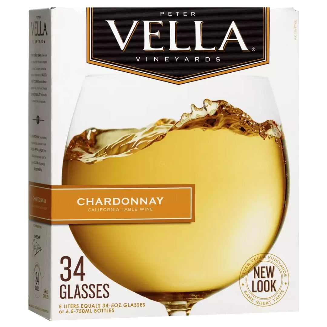 Peter Vella Chardonnay White Wine Box Wine