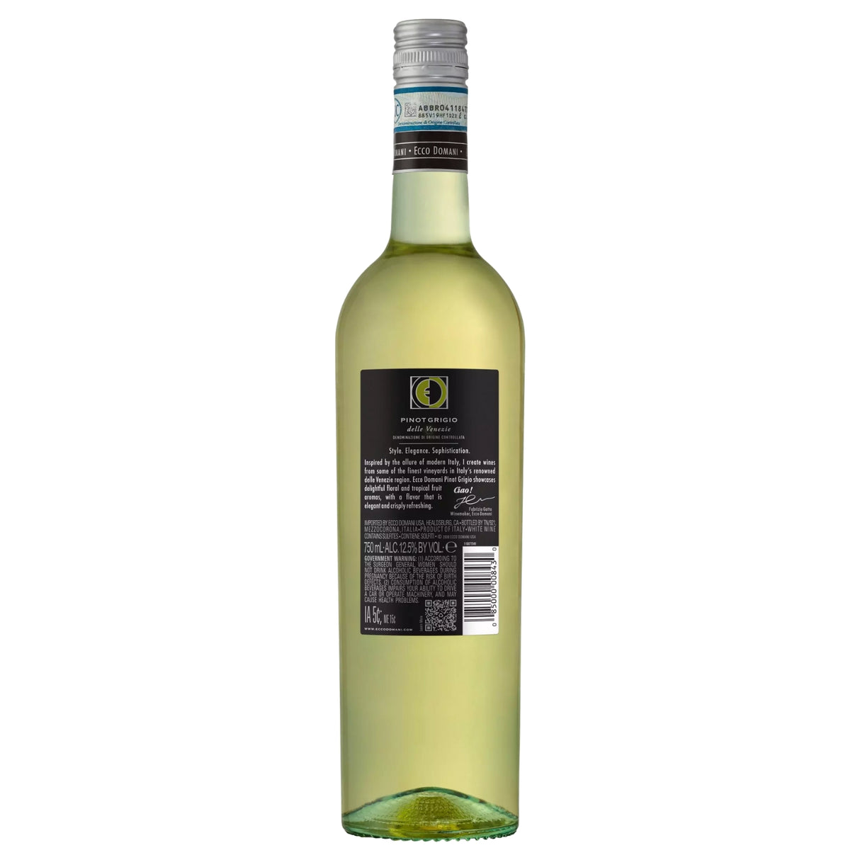 Ecco Domani Pinot Grigio White Wine