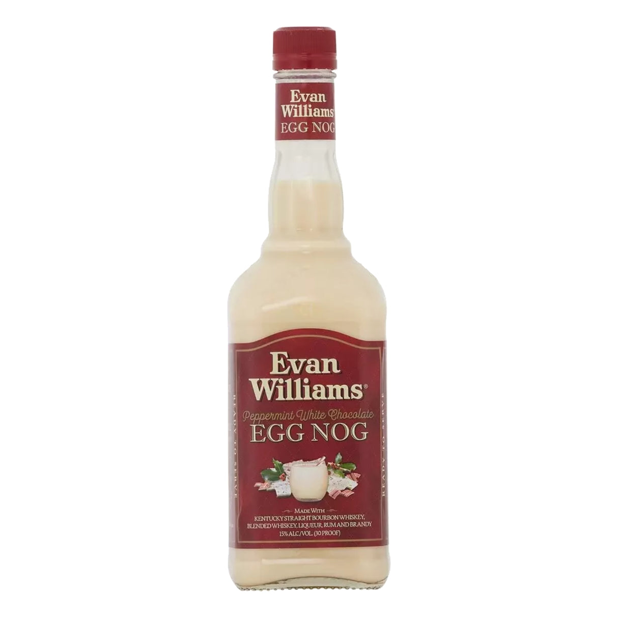 Evan Williams Peppermint White Chocolate Egg Nog
