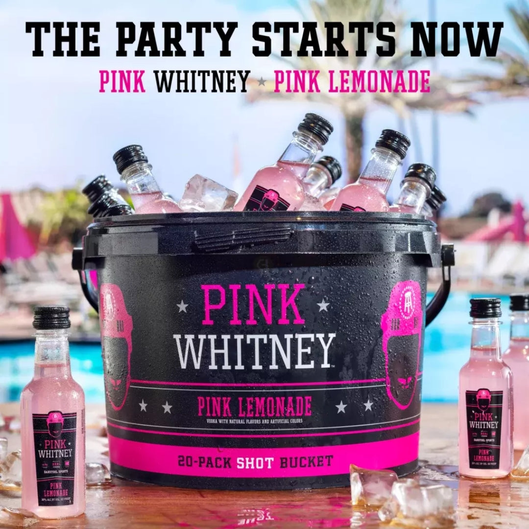 Pink Whitney Lemonade Flavored Vodka Bucket