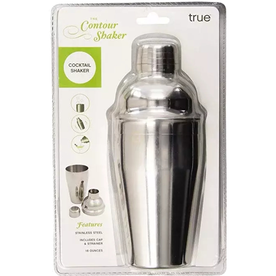 Shaker Stainless Steel W Cap Strainer 18OZ