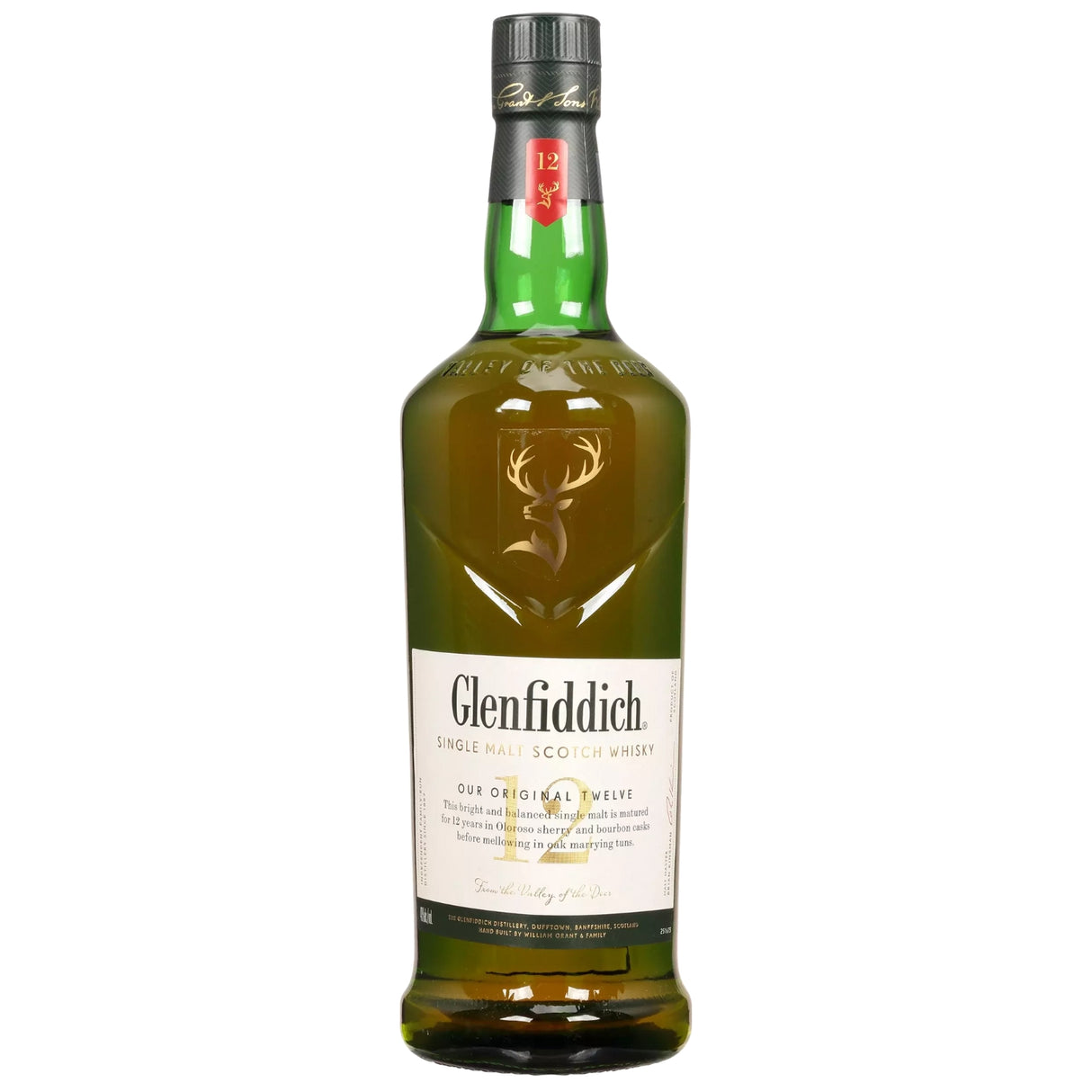 Glenfiddich 12 Year Old Single Malt Scotch Whisky