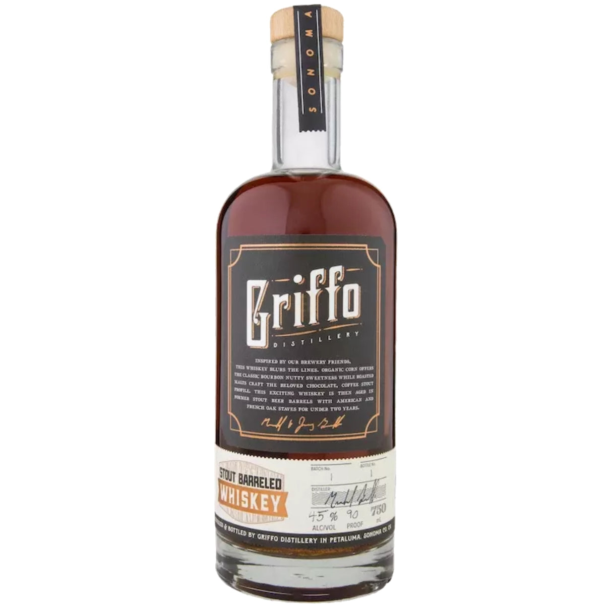 Griffo Stout Barrel Whiskey Petaluma California
