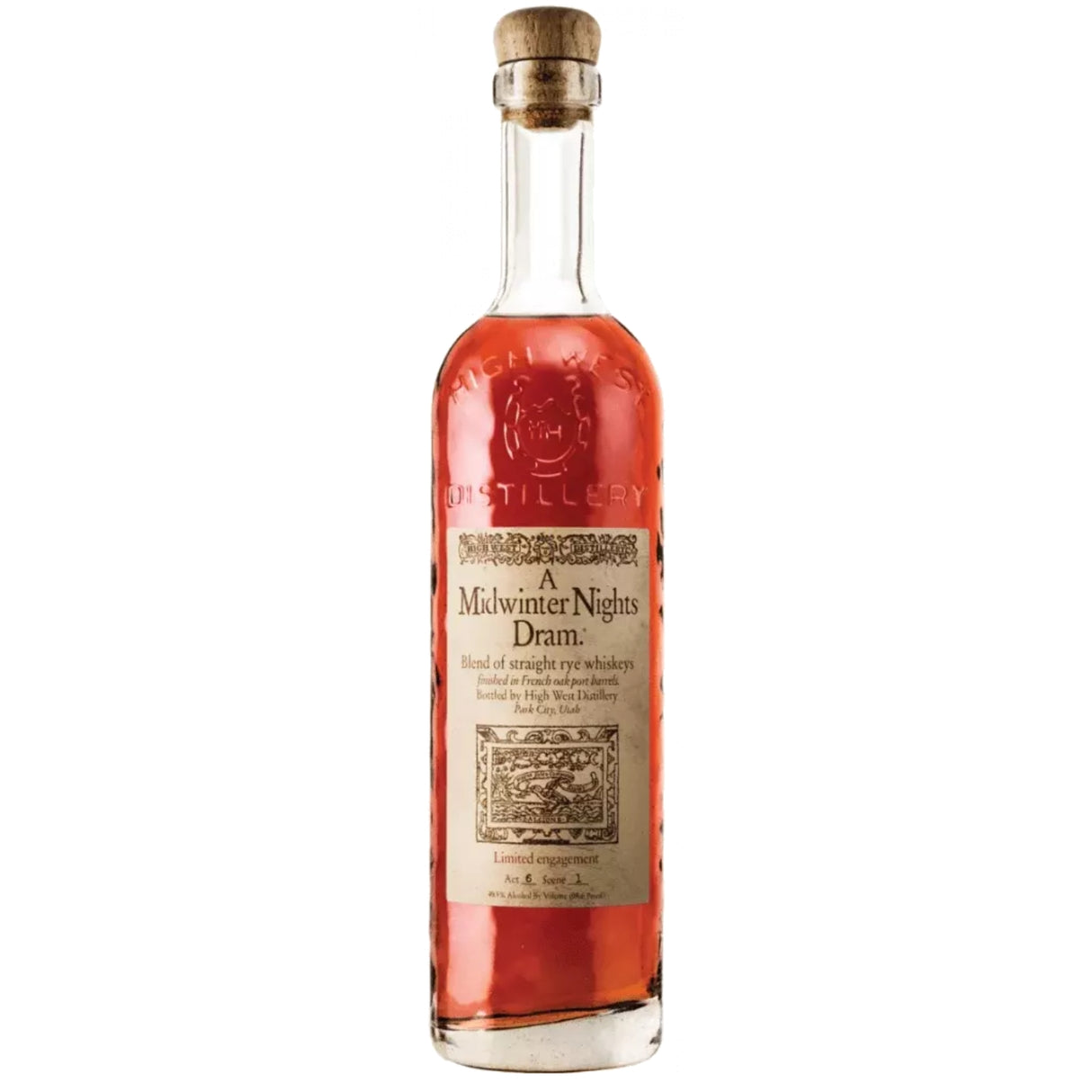 High West A Midwinter Night's Dram Straight Rye Whiskey Act 11