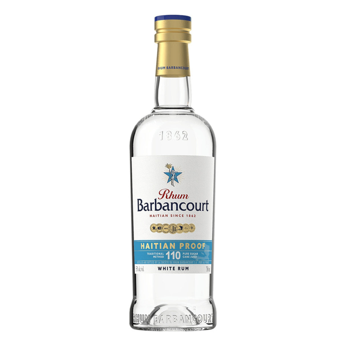 Rhum Barbancourt White Rum 110 Proof
