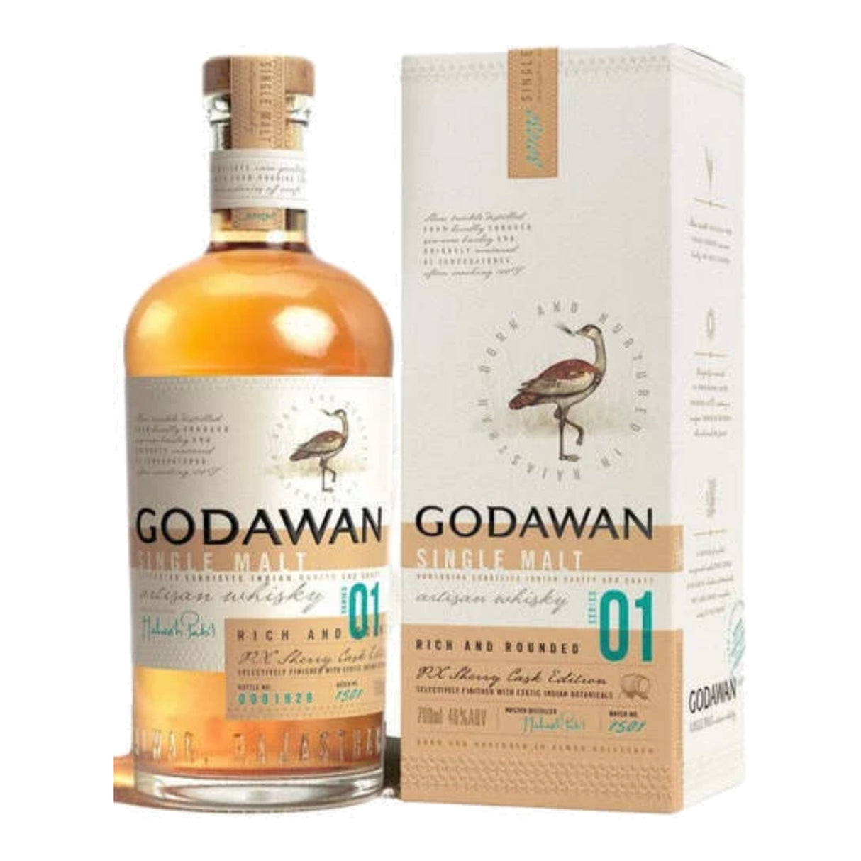 Godawan Series Rich And Rounded Indian Single Malt Whiskey