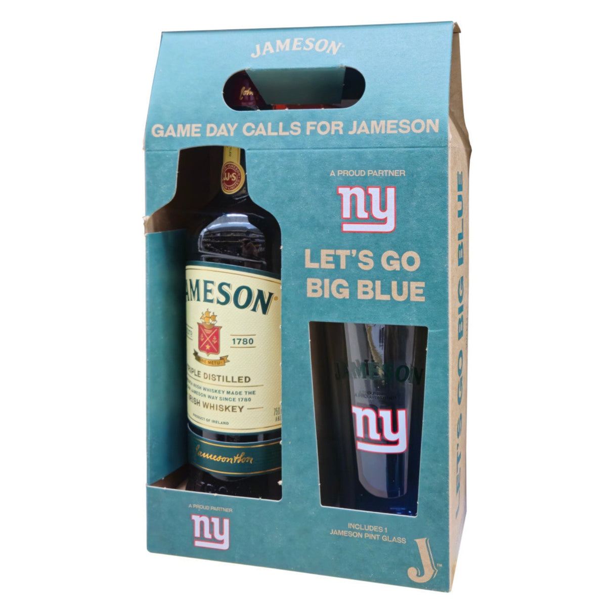 Jameson W Giants Pint Glass