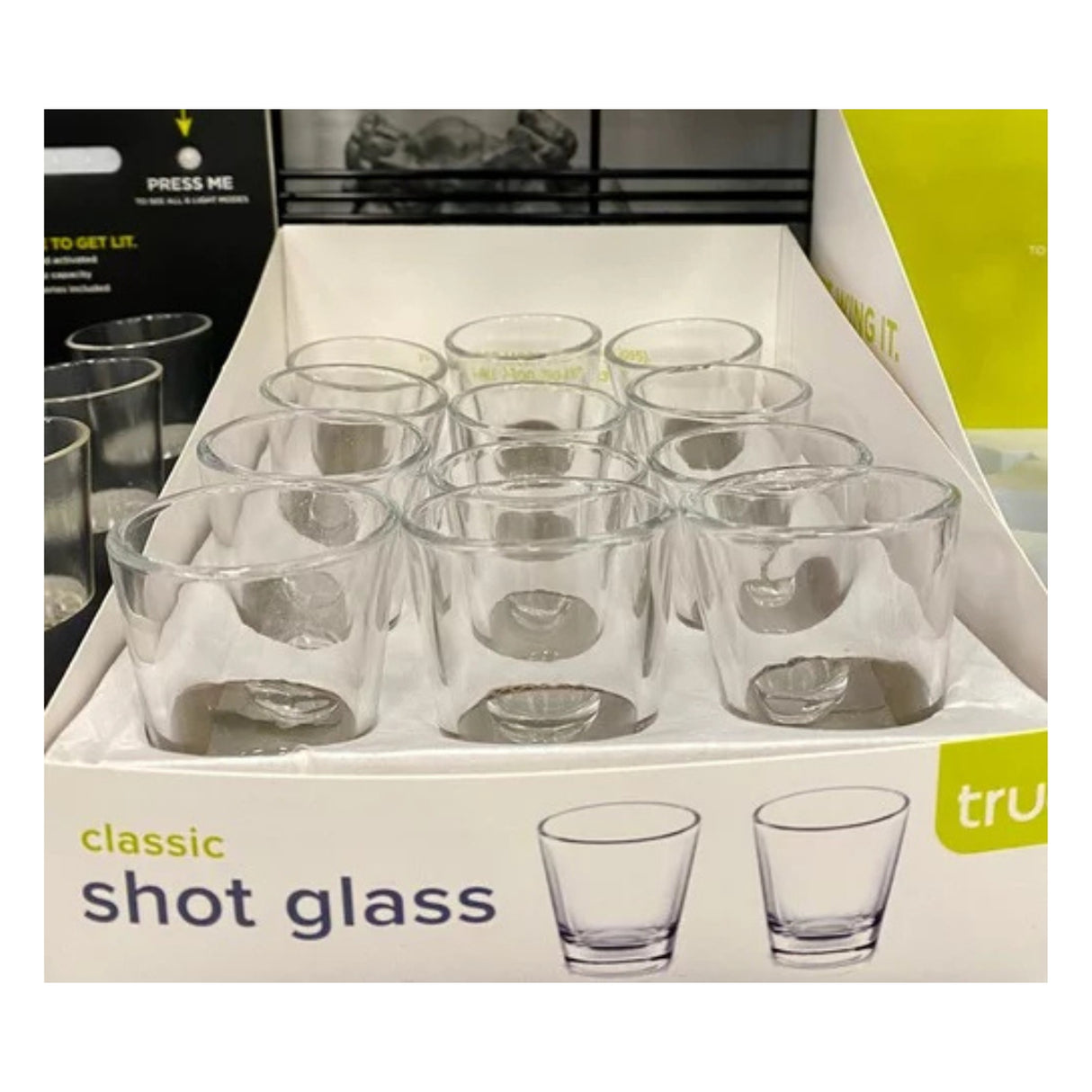 True Classic Shot Glass Standard Shot Glass Dishwasher Safe Cocktail Measuring Glass Clear Glass