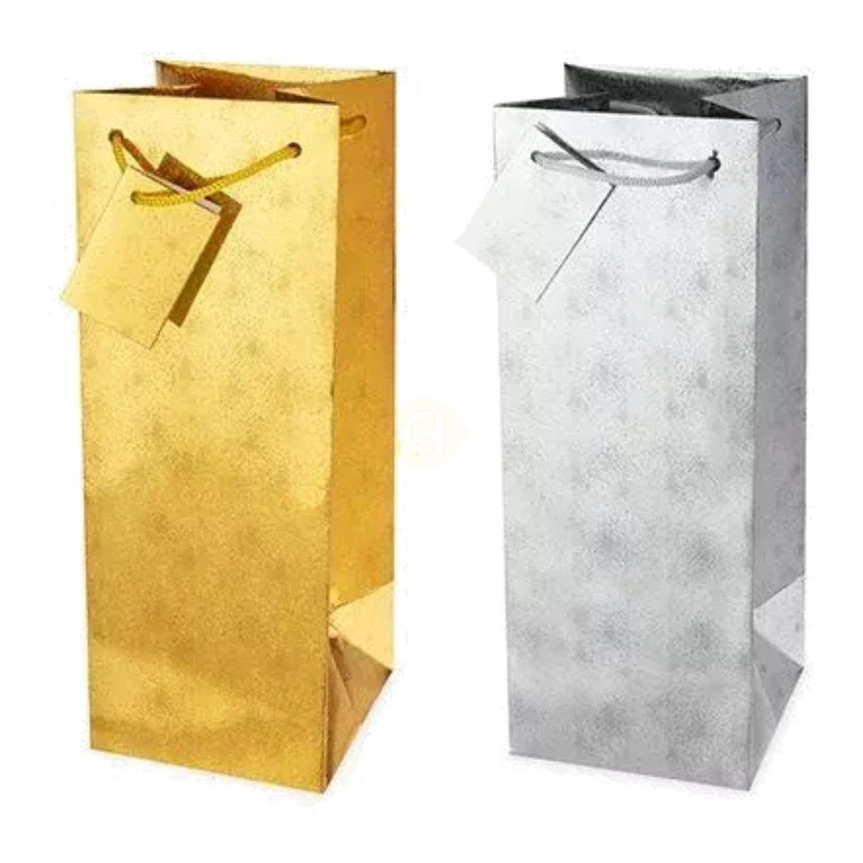 True Brands Metallic Fireworks Wine Bag