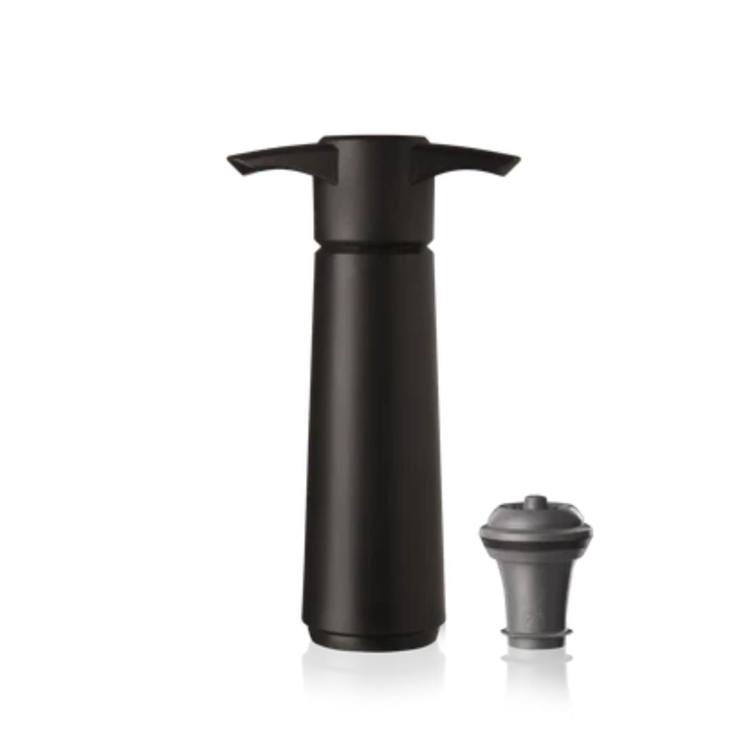 Vacu Vin Wine Saver (Black With Stopper)