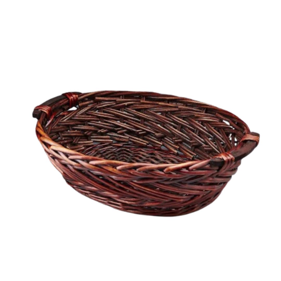 Brown Stain Willow Tray
