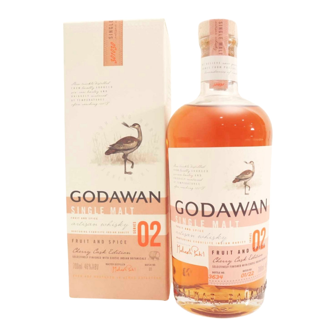 Godawan Series Fruit And Spice Indian Single Malt Whiskey